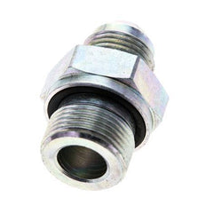 JIC Dubbele Nippel M22 X 1.5 X UNF 3/4''-16 Staal NBR 275bar