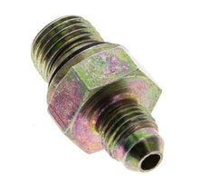 JIC Dubbele Nippel M14 X 1.5 X UNF 7/16''-20 Staal NBR 310bar