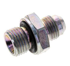 JIC Dubbele Nippel M16 X 1.5 X UNF 9/16''-18 Staal NBR 275bar