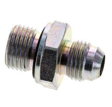JIC Dubbele Nippel M16 X 1.5 X UNF 9/16''-18 Staal NBR 275bar