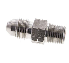 JIC Double Nipple UNF 7/16''-20 x 1/8'' NPT Stainless Steel 310bar (4355.5psi)