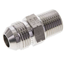 JIC Double Nipple UNF 3/4''-16 x 3/8'' NPT Stainless Steel 210bar (2950.5psi)