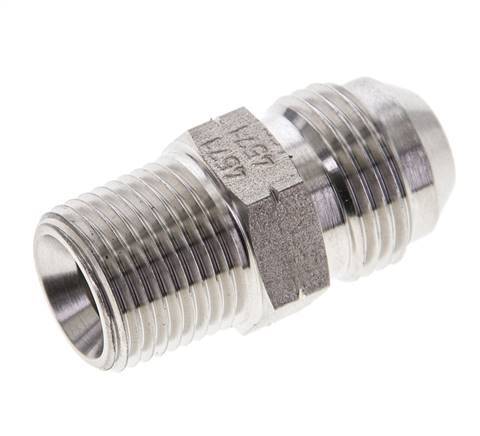 JIC Double Nipple UNF 3/4''-16 x 3/8'' NPT Stainless Steel 210bar (2950.5psi)