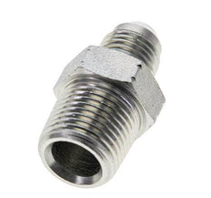 JIC Double Nipple UNF 1/2''-20 x 3/8'' NPT Steel 210bar (2950.5psi) [2 Pieces]