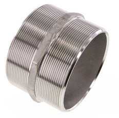 Dubbele Nippel G4'' RVS Vlakke Afdichting 16bar 117mm Hex