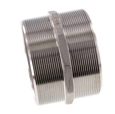 Dubbele Nippel G4'' RVS Vlakke Afdichting 16bar 117mm Hex