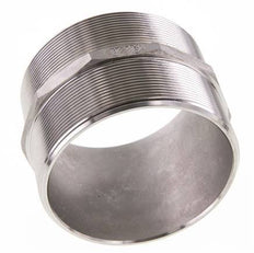 Dubbele Nippel G4'' RVS Vlakke Afdichting 16bar 117mm Hex