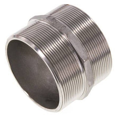 Dubbele Nippel G3'' RVS Vlakke Afdichting 16bar 92mm Hex