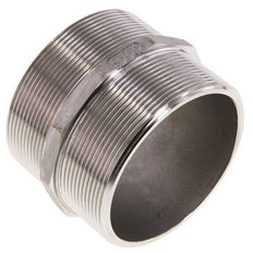 Dubbele Nippel G3'' RVS Vlakke Afdichting 16bar 92mm Hex