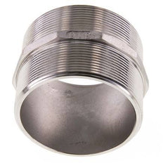 Dubbele Nippel G3'' RVS Vlakke Afdichting 16bar 92mm Hex