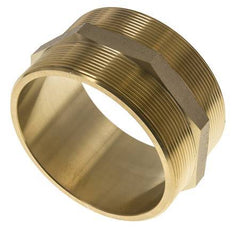 Dubbele Nippel G4'' Messing Vlakke Afdichting 16bar 114mm Hex