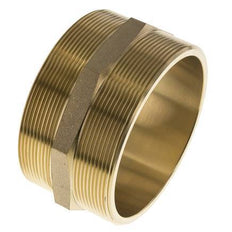 Dubbele Nippel G4'' Messing Vlakke Afdichting 16bar 114mm Hex