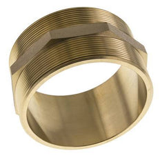 Dubbele Nippel G4'' Messing Vlakke Afdichting 16bar 114mm Hex