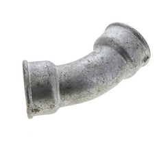 45° L-Koppeling Fitting Rp1 1/2'' Binnendraad Gietijzer 25bar