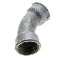 45° L-Koppeling Fitting Rp1 1/2'' Binnendraad Gietijzer 25bar