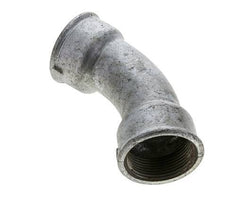 45° L-Koppeling Fitting Rp1 1/2'' Binnendraad Gietijzer 25bar