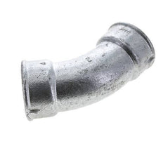 45° L-Koppeling Fitting Rp2'' Binnendraad Gietijzer 25bar