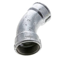 45° L-Koppeling Fitting Rp2'' Binnendraad Gietijzer 25bar