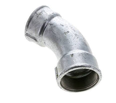 45° L-Koppeling Fitting Rp2'' Binnendraad Gietijzer 25bar