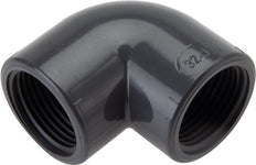 90deg Angled Fitting Rp3/4'' Female PVC-U 16bar (224.8psi) EN 1452-3 [5 Pieces]