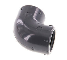 90deg Angled Fitting Rp1/2'' Female PVC-U 16bar (224.8psi) EN 1452-3 [5 Pieces]