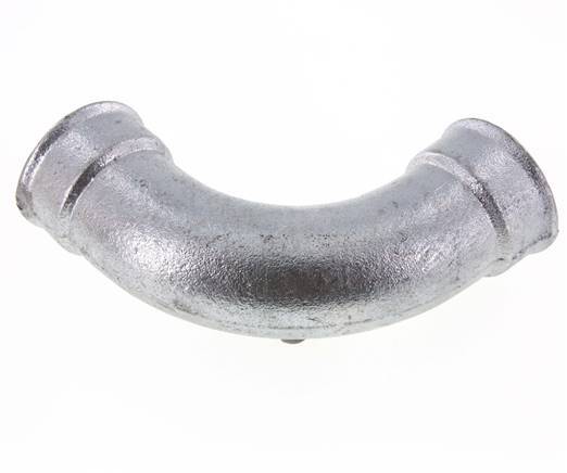 90° L-Koppeling Rp2'' Binnendraad Lang Gietijzer 25bar