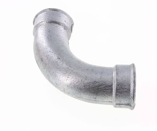 90° L-Koppeling Rp2'' Binnendraad Lang Gietijzer 25bar