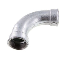90° L-Koppeling Rp2'' Binnendraad Lang Gietijzer 25bar