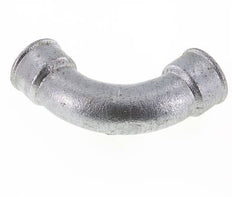90° L-Koppeling Fitting Rp1 1/2'' Binnendraad Lang Gietijzer 25bar