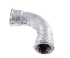 90° L-Koppeling Rp1'' Binnendraad Lang Gietijzer 25bar
