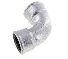 90° L-Koppeling Rp1 1/4'' Binnendraad Kort Gietijzer 25bar