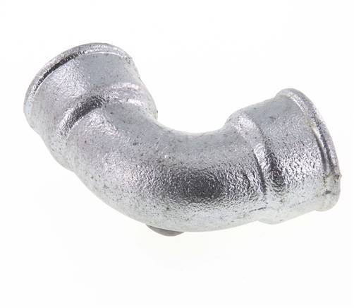 90° L-Koppeling Rp1 1/4'' Binnendraad Kort Gietijzer 25bar