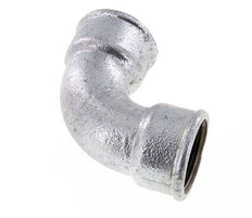 90° L-Koppeling Rp1 1/4'' Binnendraad Kort Gietijzer 25bar