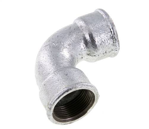 90° L-Koppeling Rp1 1/4'' Binnendraad Kort Gietijzer 25bar