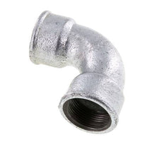 90° L-Koppeling Rp1 1/4'' Binnendraad Kort Gietijzer 25bar