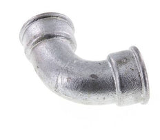 90° L-Koppeling Rp1 1/2'' Binnendraad Kort Gietijzer 25bar