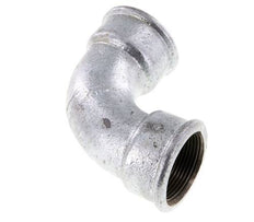 90° L-Koppeling Rp1 1/2'' Binnendraad Kort Gietijzer 25bar