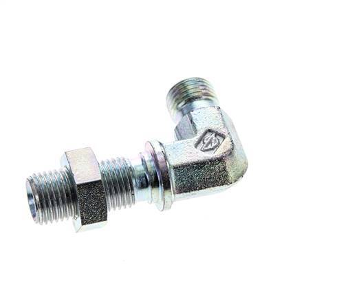 90° L-Koppeling G1/4" Binnendraad Koppeling Hoge Druk Staal 350bar Hydrauliek