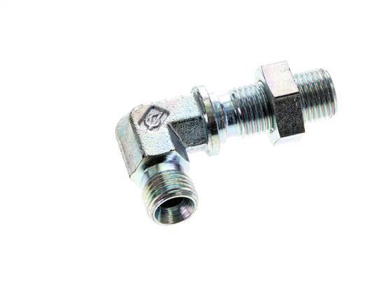 90° L-Koppeling G1/4" Binnendraad Koppeling Hoge Druk Staal 350bar Hydrauliek