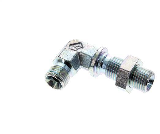 90° L-Koppeling G1/4" Binnendraad Koppeling Hoge Druk Staal 350bar Hydrauliek