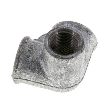Verdeler 3/8'' Binnendraad smeedbaar gietijzer 25bar (351.25psi)
