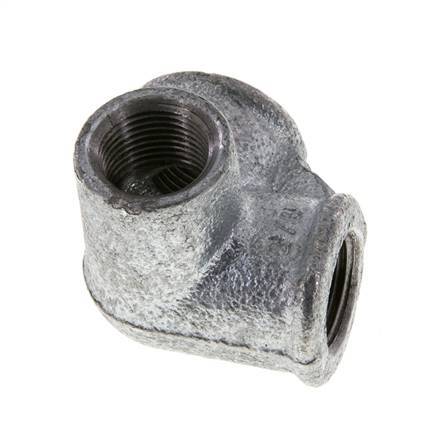 Verdeler 3/8'' Binnendraad smeedbaar gietijzer 25bar (351.25psi)