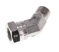 45° L-Koppeling G1/4" Binnendraad Hoge Druk RVS 350bar Hydrauliek