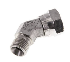 45° L-Koppeling G1/4" Binnendraad Hoge Druk RVS 350bar Hydrauliek