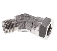 45° L-Koppeling G1/4" Binnendraad Hoge Druk RVS 350bar Hydrauliek