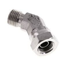45° L-Koppeling G1/4" Binnendraad Hoge Druk RVS 350bar Hydrauliek