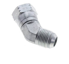 45° JIC L-Koppeling UNF 7/8''-14 Buitendraad X Binnendraad Staal 210bar