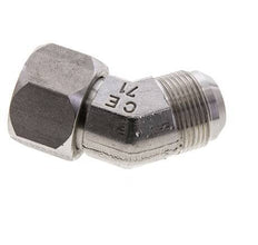 45° JIC L-Koppeling UN 1-5/16''-12 Buitendraad X Binnendraad RVS 170bar