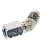 45° JIC L-Koppeling UNF 7/16''-20 Buitendraad X Binnendraad Staal 310bar