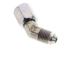 45° JIC L-Koppeling UNF 7/16''-20 Buitendraad X Binnendraad Staal 310bar